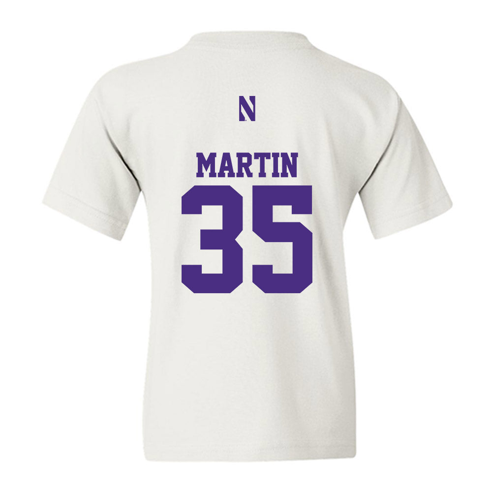 Northwestern - NCAA Football : Sean Martin - Classic Shersey Youth T-Shirt-1