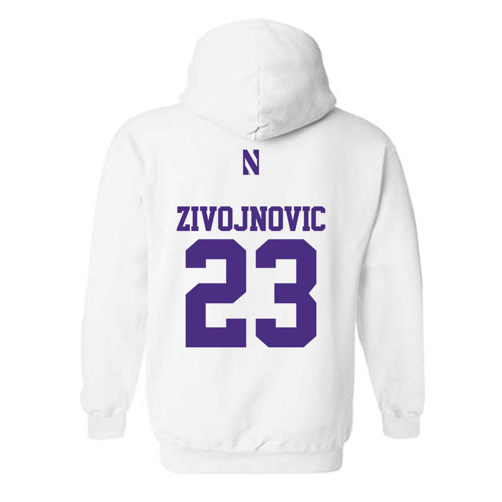 Northwestern - NCAA Women's Field Hockey : Maja Zivojnovic - Classic Shersey Hooded Sweatshirt-1
