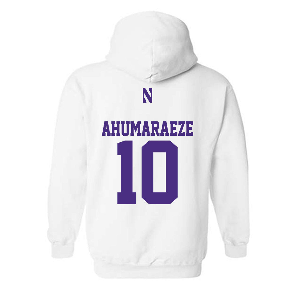 Northwestern - NCAA Football : Ricky Ahumaraeze - Classic Shersey Hooded Sweatshirt-1
