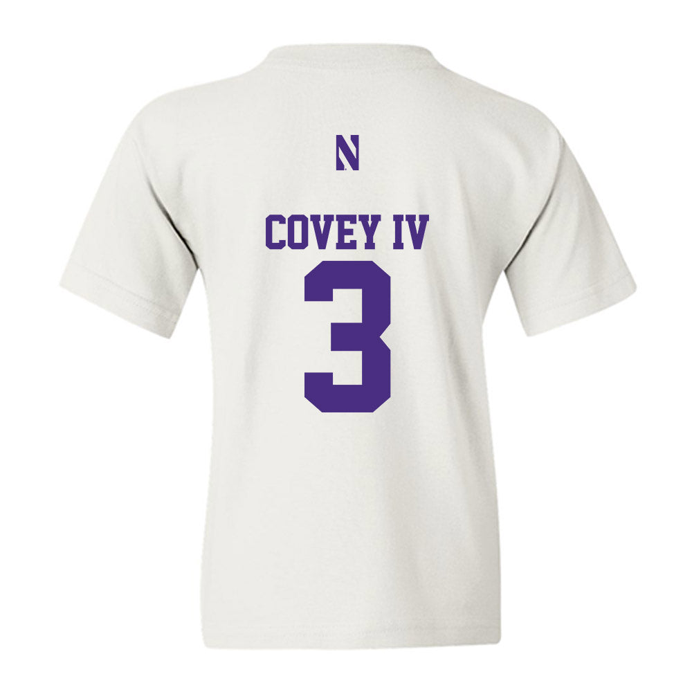 Northwestern - NCAA Football : Frank Covey IV - Classic Shersey Youth T-Shirt-1