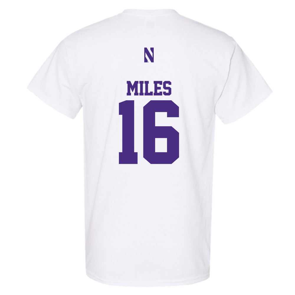 Northwestern - NCAA Women's Lacrosse : Nicole Miles - Classic Shersey T-Shirt-1