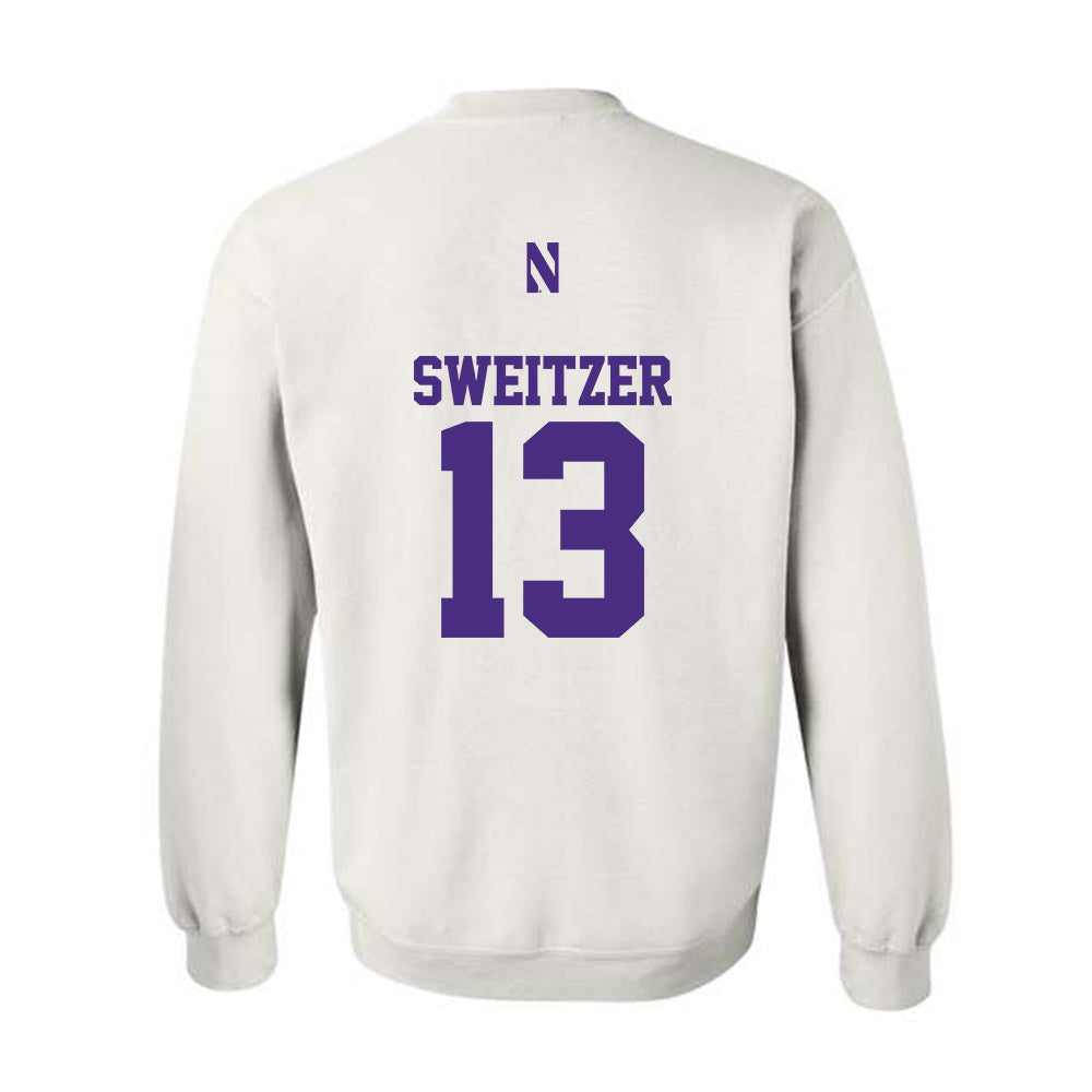 Northwestern - NCAA Women's Lacrosse : Delaney Sweitzer - Classic Shersey Crewneck Sweatshirt-1