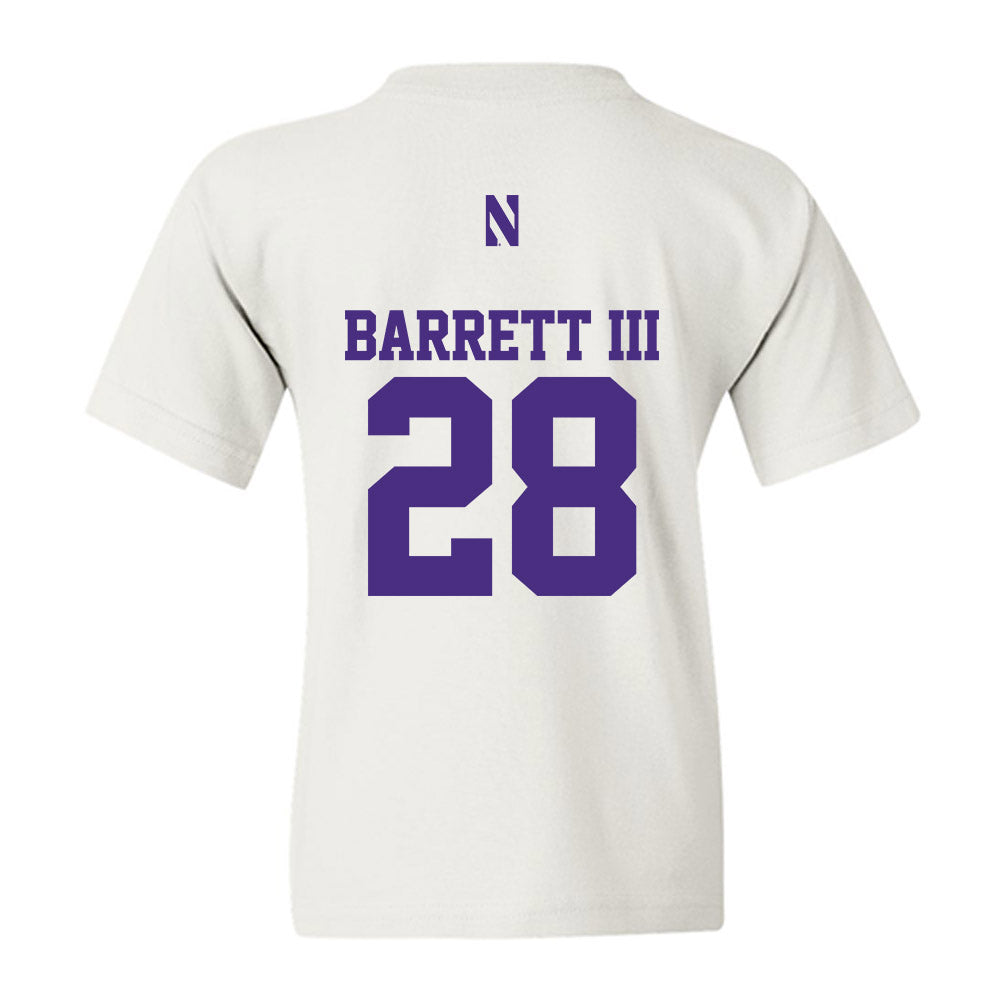 Northwestern - NCAA Men's Soccer : Tre Barrett III - Classic Shersey Youth T-Shirt-1