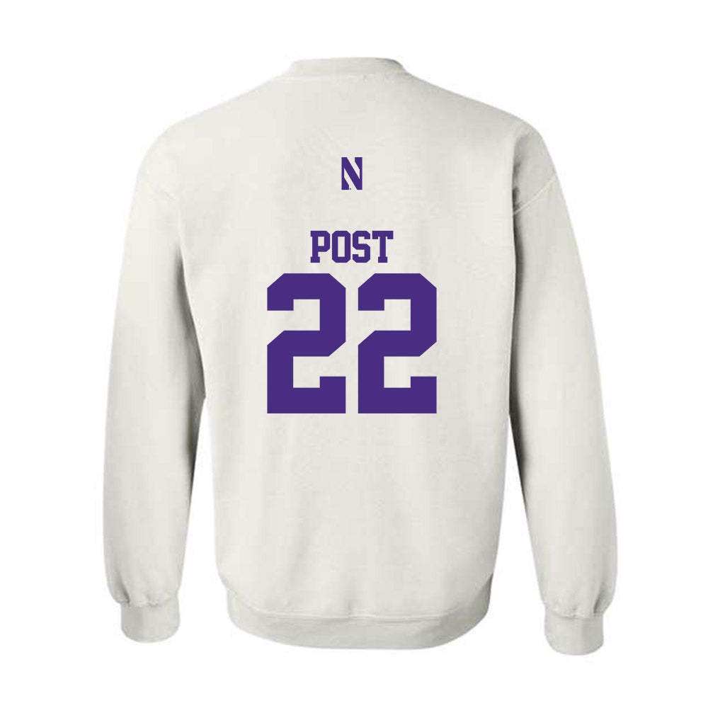 Northwestern - NCAA Women's Field Hockey : Faye Post - Classic Shersey Crewneck Sweatshirt
