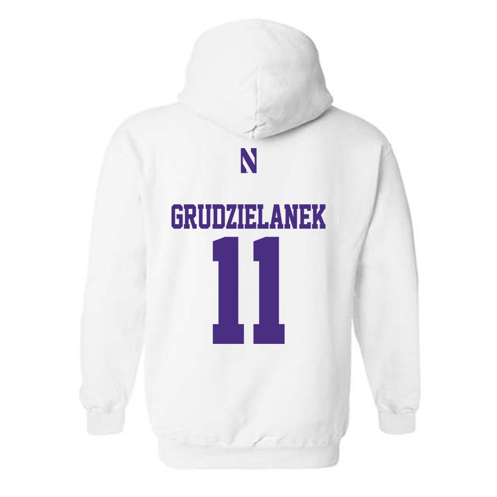 Northwestern - NCAA Softball : Riley Grudzielanek - Classic Shersey Hooded Sweatshirt-1