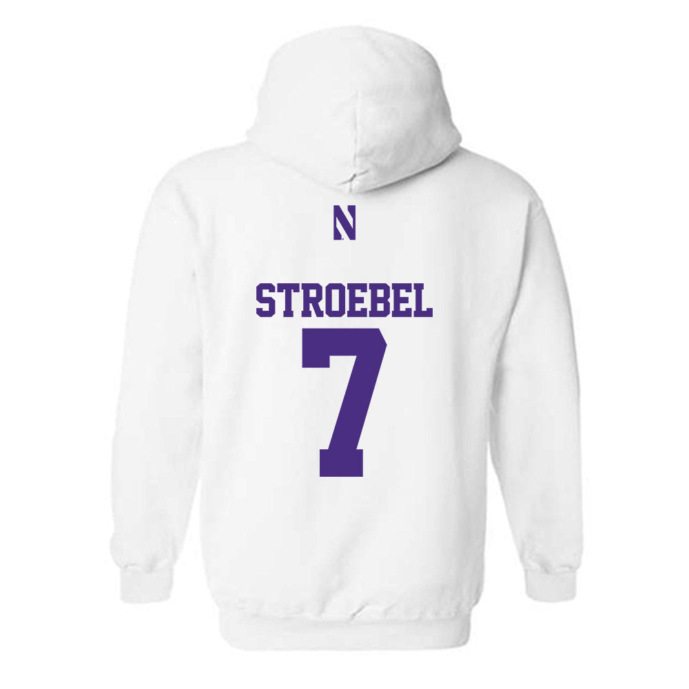 Northwestern - NCAA Women's Soccer : Mary Stroebel - Classic Shersey Hooded Sweatshirt