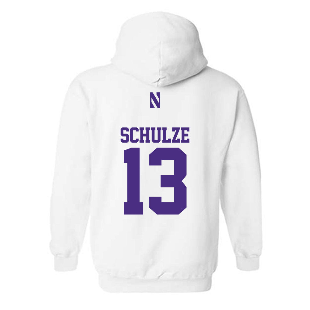 Northwestern - NCAA Women's Field Hockey : Grace Schulze - Classic Shersey Hooded Sweatshirt-1