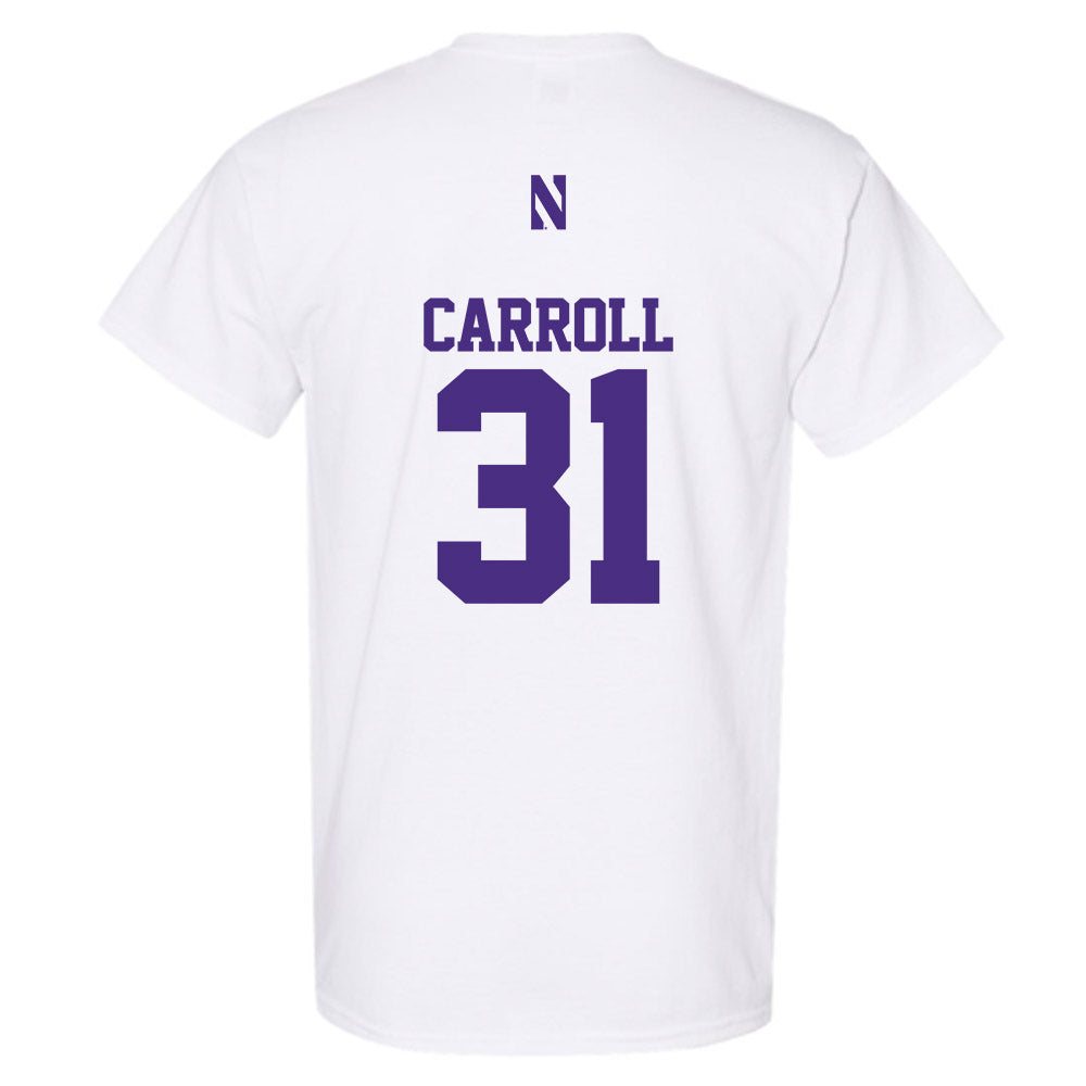 Northwestern - NCAA Women's Lacrosse : Mary Carroll - Classic Shersey T-Shirt-1