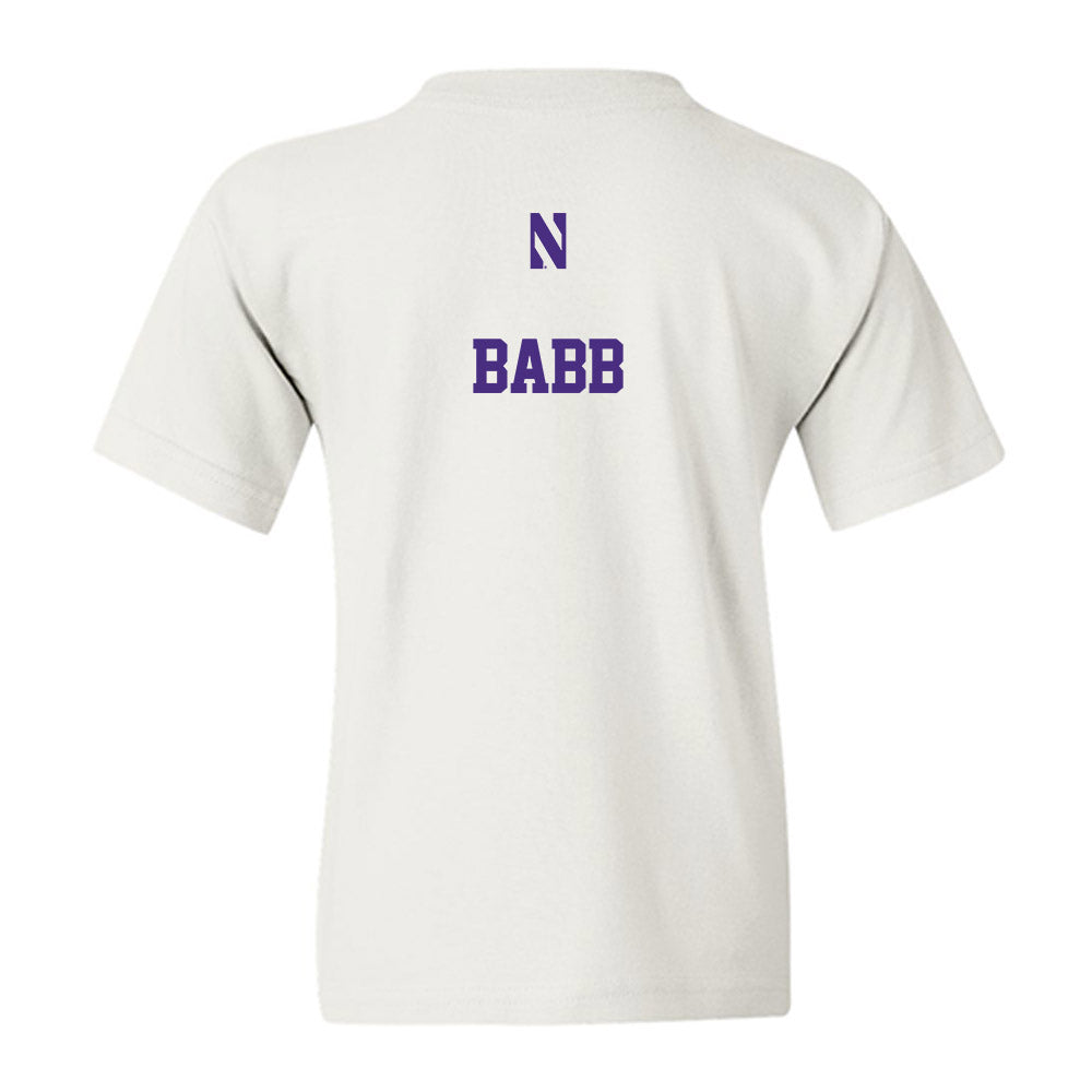 Northwestern - NCAA Women's Cross Country : Kyla Babb - Classic Shersey Youth T-Shirt-1