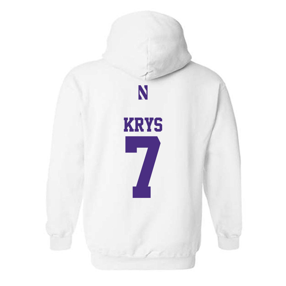 Northwestern - NCAA Women's Field Hockey : Aerin Krys - Classic Shersey Hooded Sweatshirt-1