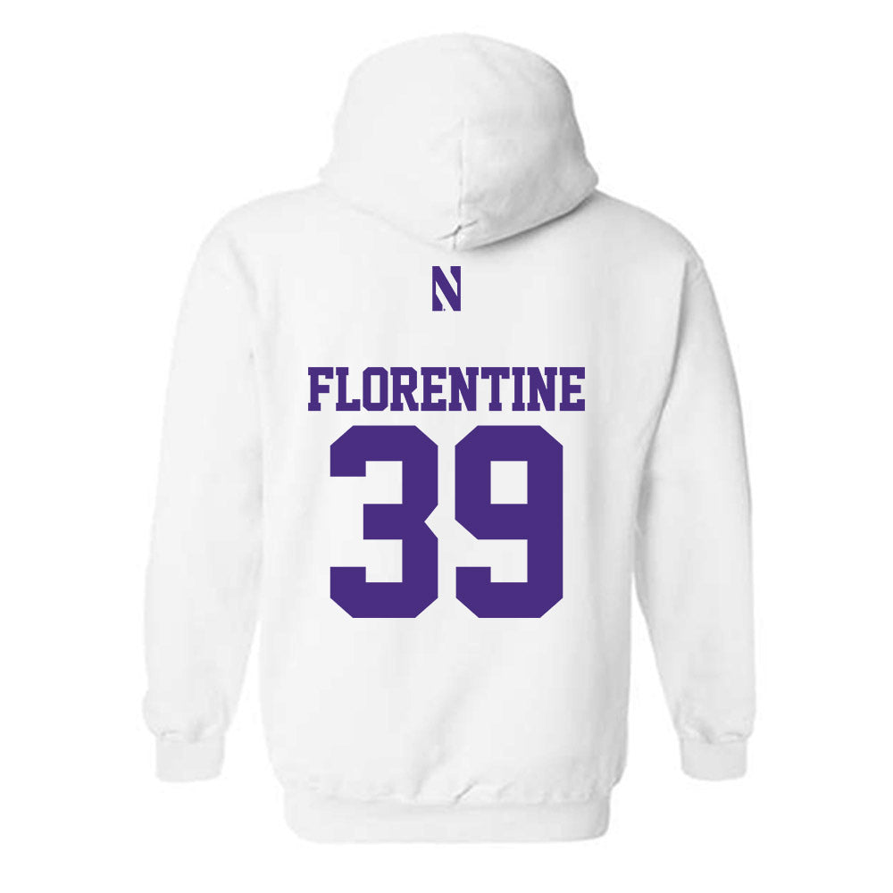 Northwestern - NCAA Football : Jack Florentine - Classic Shersey Hooded Sweatshirt