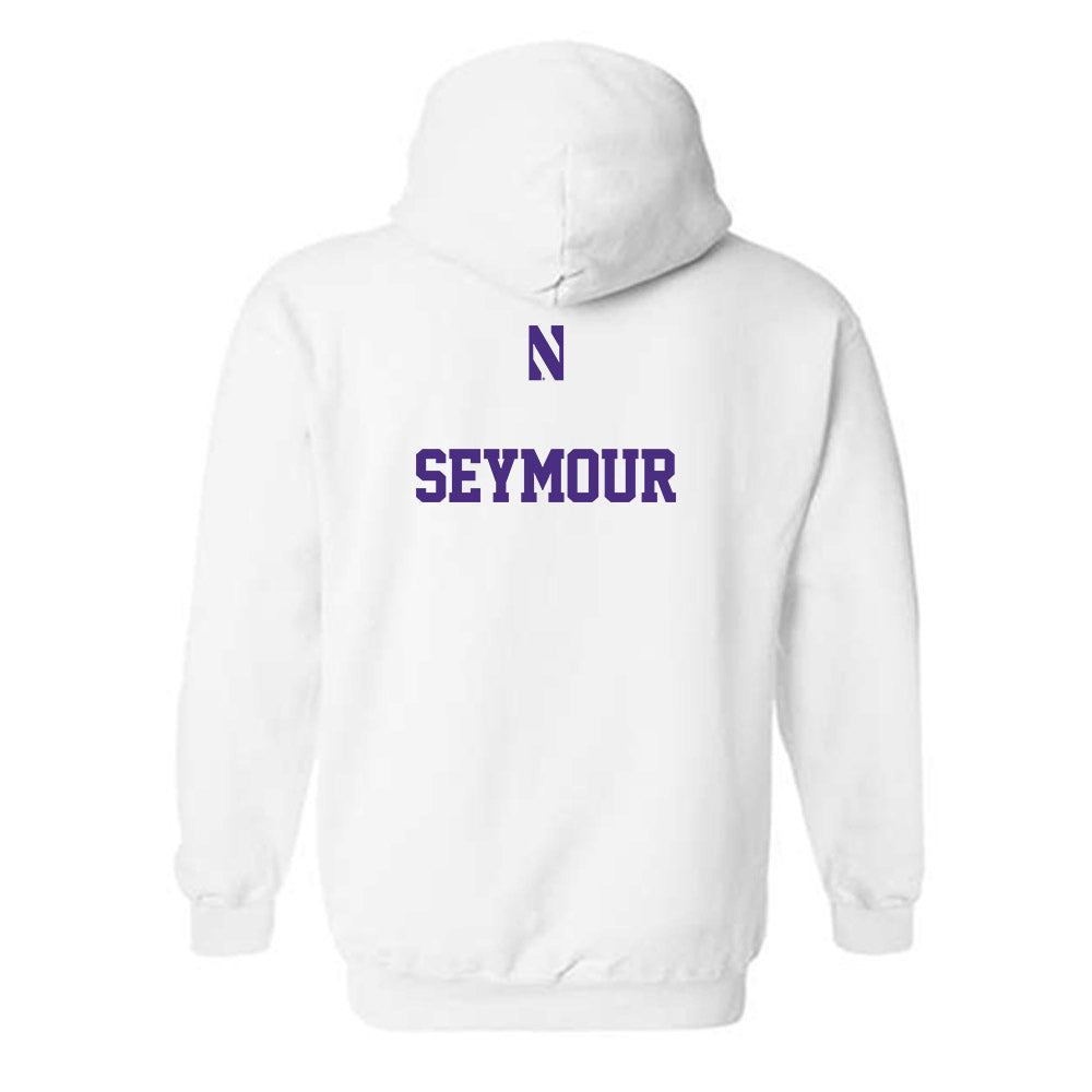 Northwestern - NCAA Men's Swimming & Diving : Stuart Seymour - Classic Shersey Hooded Sweatshirt