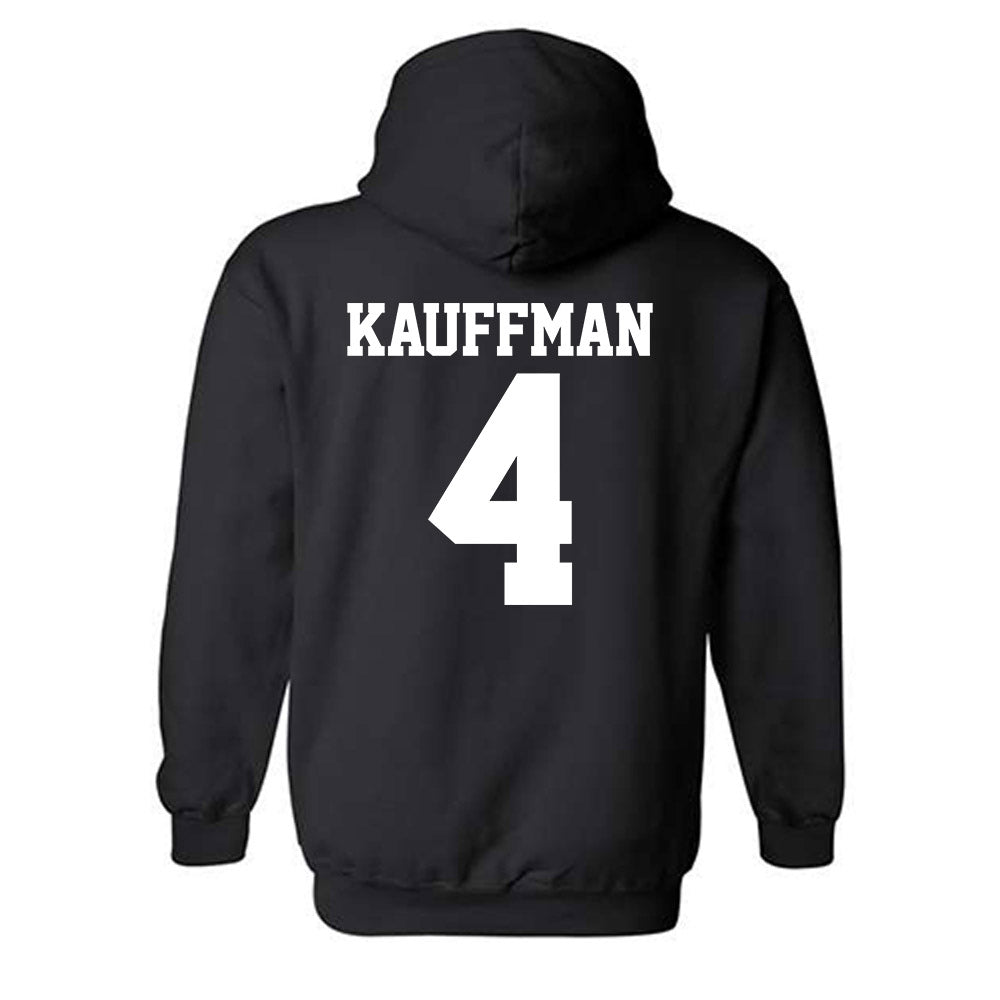 Northwestern - NCAA Women's Volleyball : Kayla Kauffman - Classic Shersey Hooded Sweatshirt-1