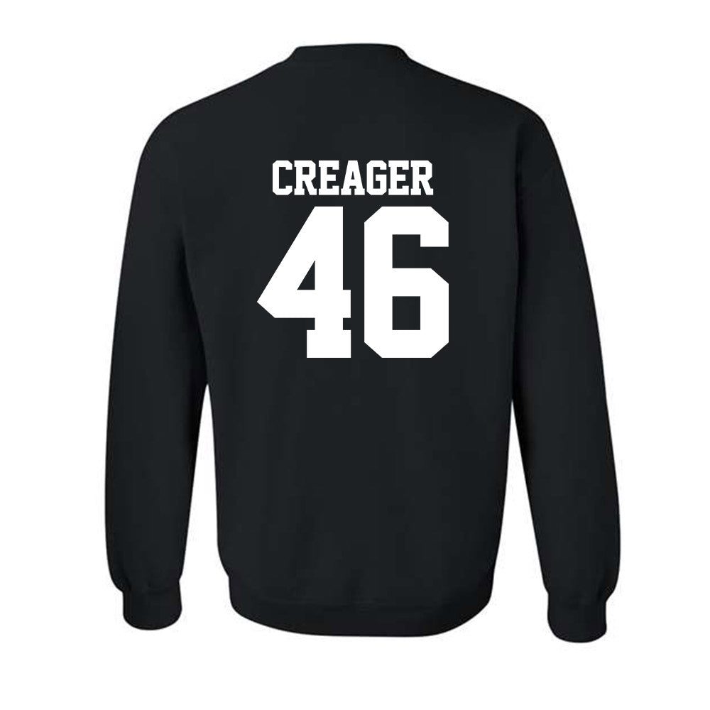 Northwestern - NCAA Football : Lincoln Creager - Classic Shersey Crewneck Sweatshirt-1