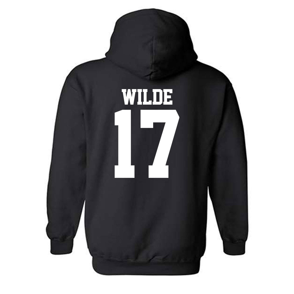 Northwestern - NCAA Football : Griffin Wilde - Classic Shersey Hooded Sweatshirt-1