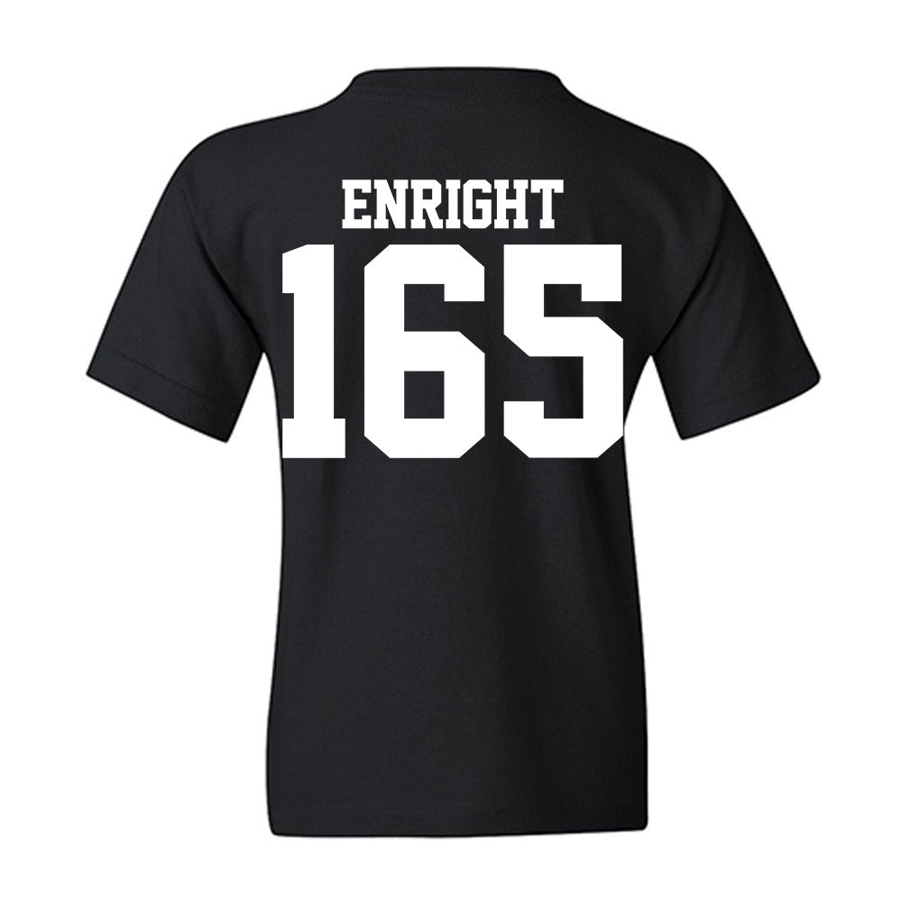 Northwestern - NCAA Wrestling : Eddie Enright - Classic Shersey Youth T-Shirt-1