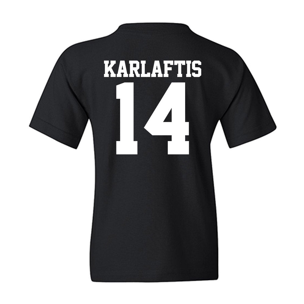 Northwestern - NCAA Football : Yannis Karlaftis - Classic Shersey Youth T-Shirt-1
