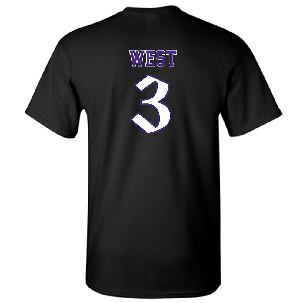 Northwestern - NCAA Men's Basketball : Jake West - T-Shirt-1