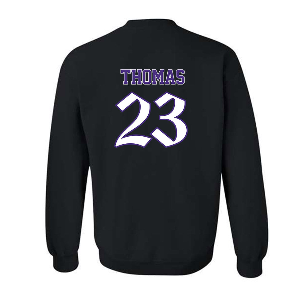 Northwestern - NCAA Women's Basketball : Tayla Thomas - Crewneck Sweatshirt-1
