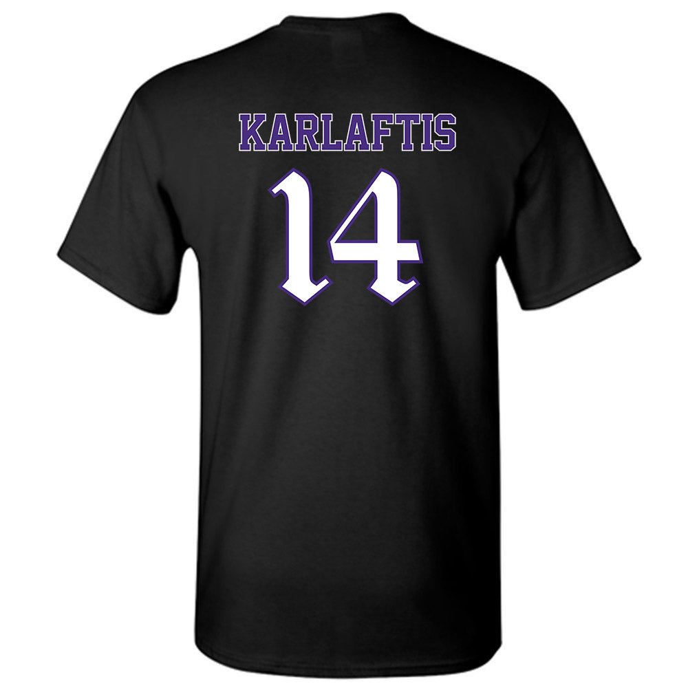 Northwestern - NCAA Football : Yannis Karlaftis - T-Shirt-1