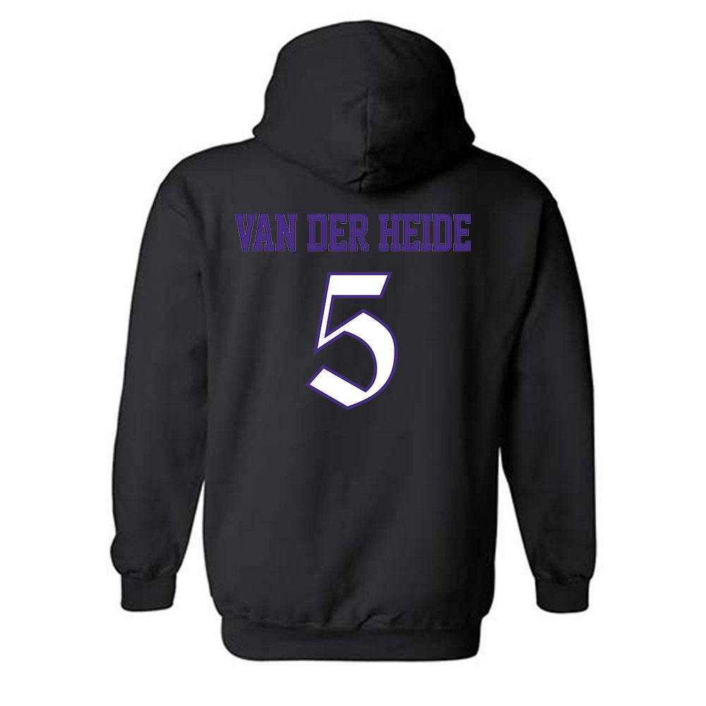 Northwestern - NCAA Men's Soccer : Dimas Van der Heide - Hooded Sweatshirt-1