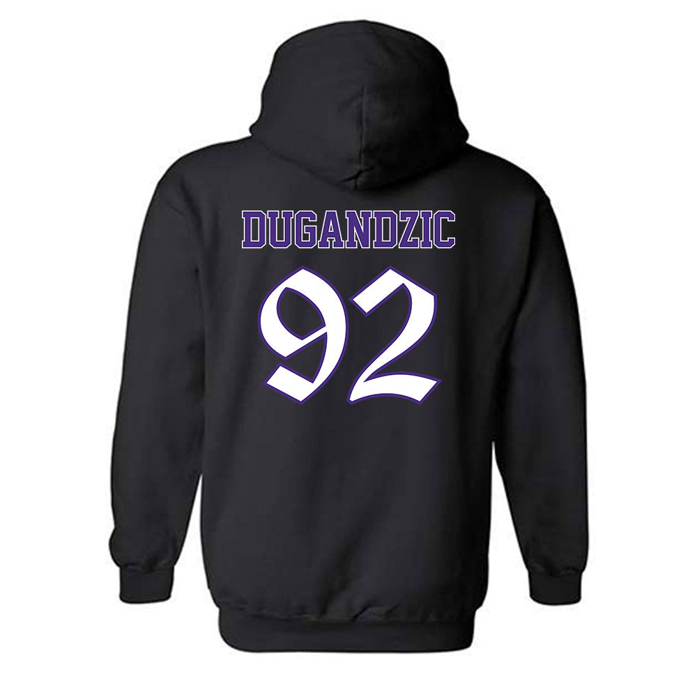 Northwestern - NCAA Football : Nikola Dugandzic - Hooded Sweatshirt-1