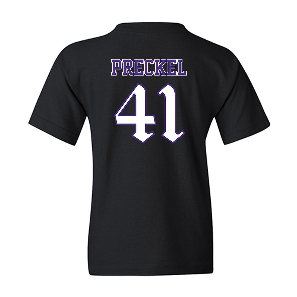 Northwestern - NCAA Football : Robby Preckel - Youth T-Shirt-1