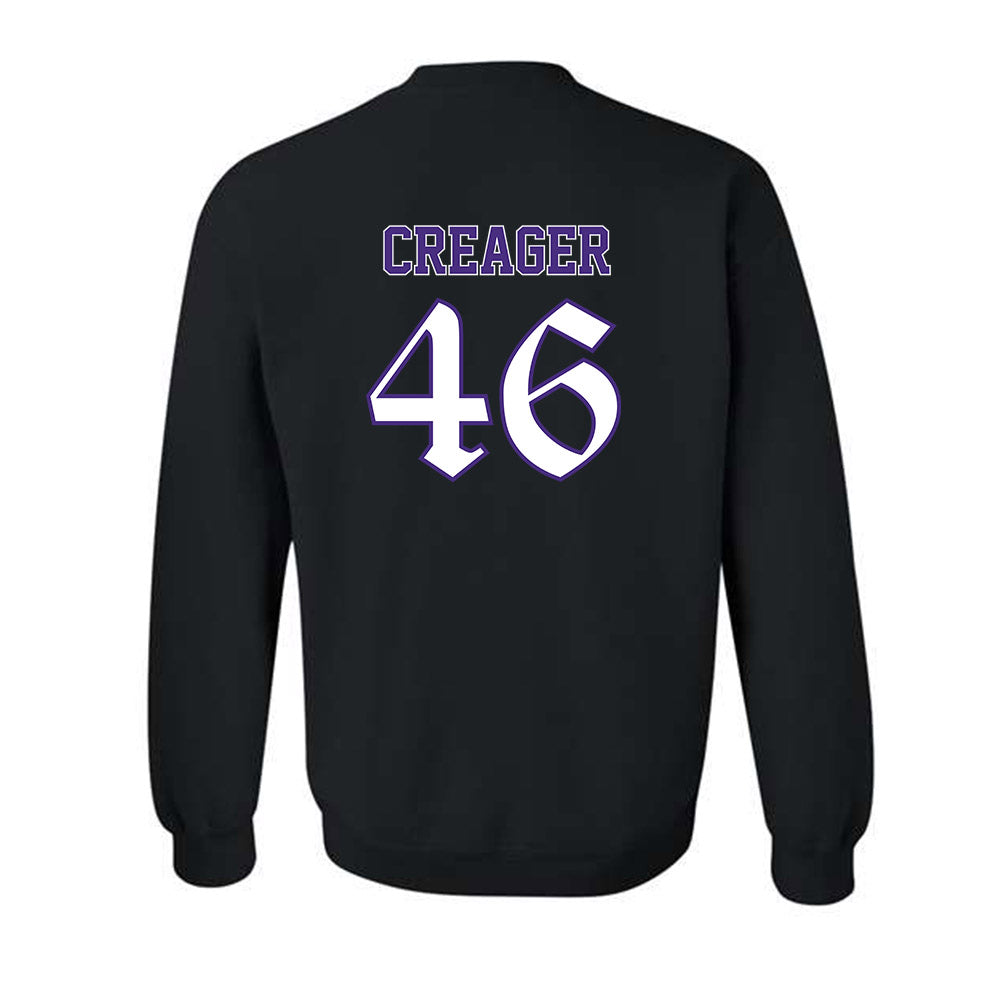 Northwestern - NCAA Football : Lincoln Creager - Crewneck Sweatshirt-1