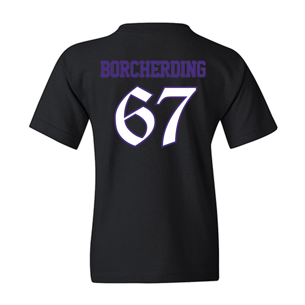 Northwestern - NCAA Football : Jace Borcherding - Youth T-Shirt-1