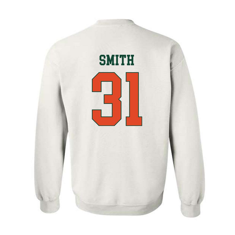 Miami - NCAA Baseball : Will Smith - Classic Shersey Crewneck Sweatshirt-1