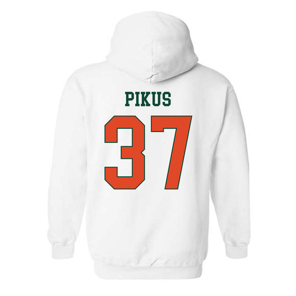 Miami - NCAA Football : Henry Pikus - Classic Shersey Hooded Sweatshirt-1