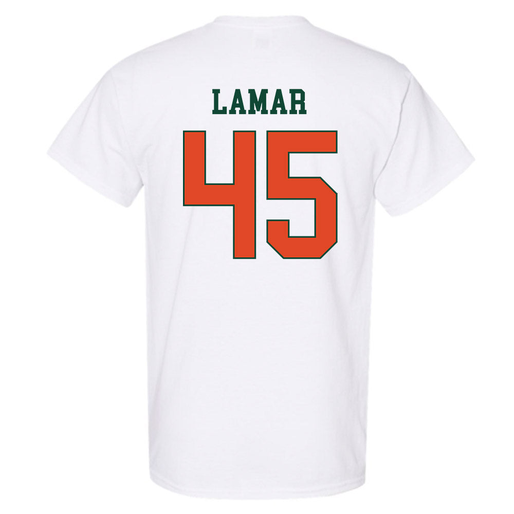 Miami - NCAA Football : Braylon Lamar - Classic Shersey T-Shirt-1