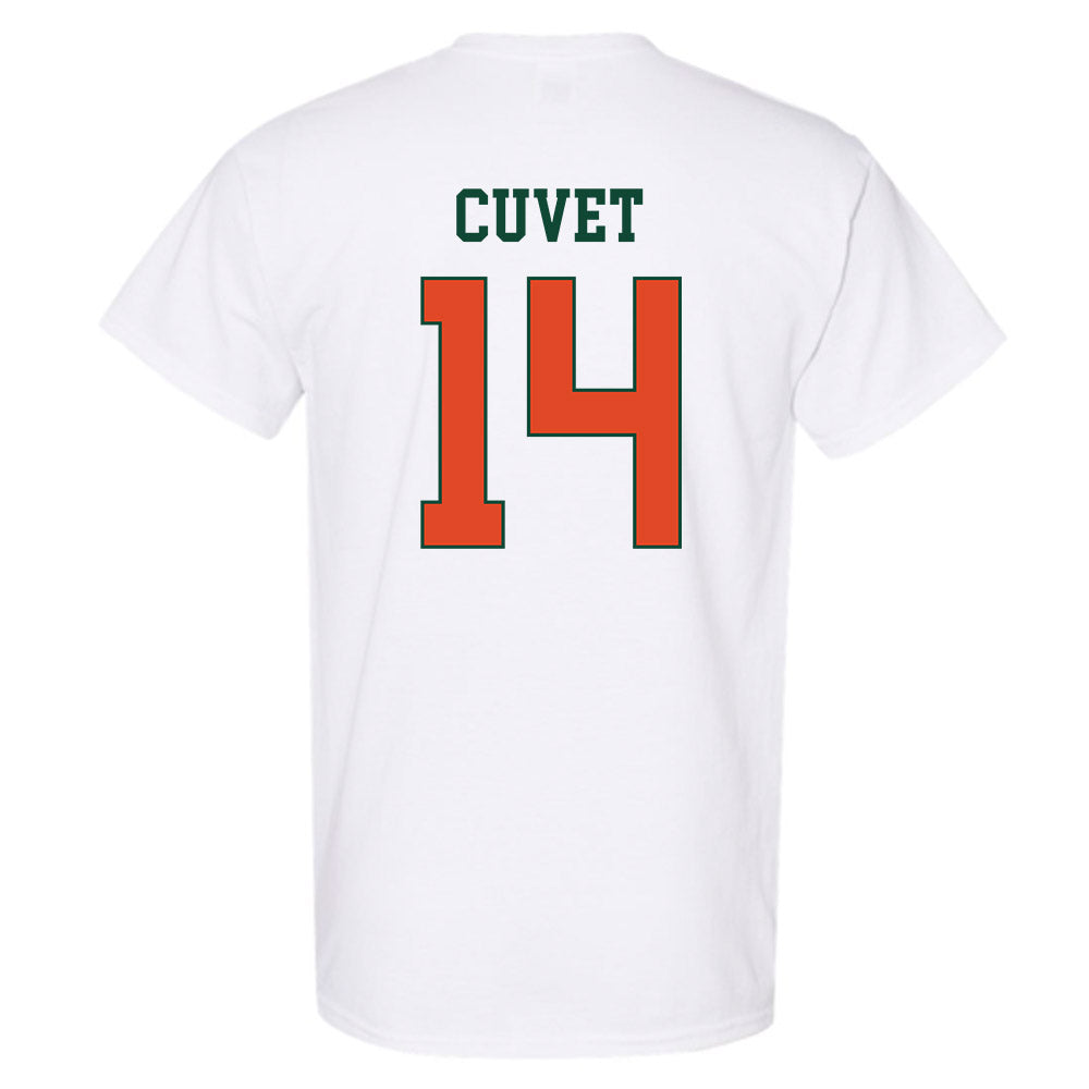 Miami - NCAA Baseball : Daniel Cuvet - Classic Shersey T-Shirt-1