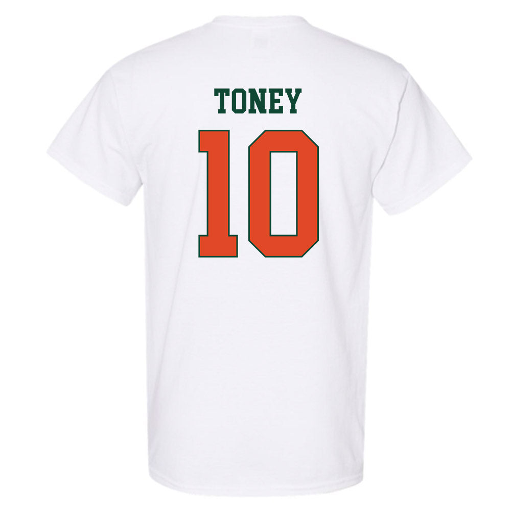 Miami - NCAA Football : Malachi Toney - Classic Shersey T-Shirt-1