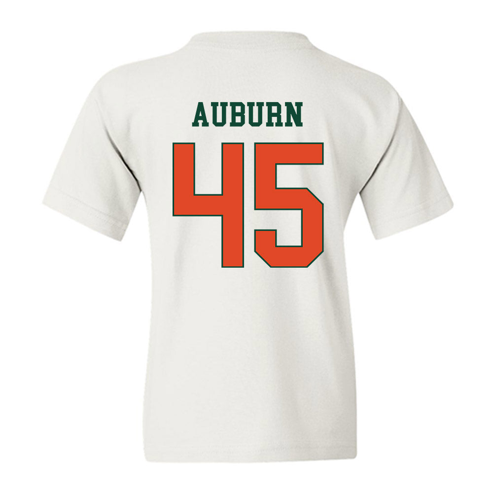 Miami - NCAA Football : Bert Auburn - Classic Shersey Youth T-Shirt-1