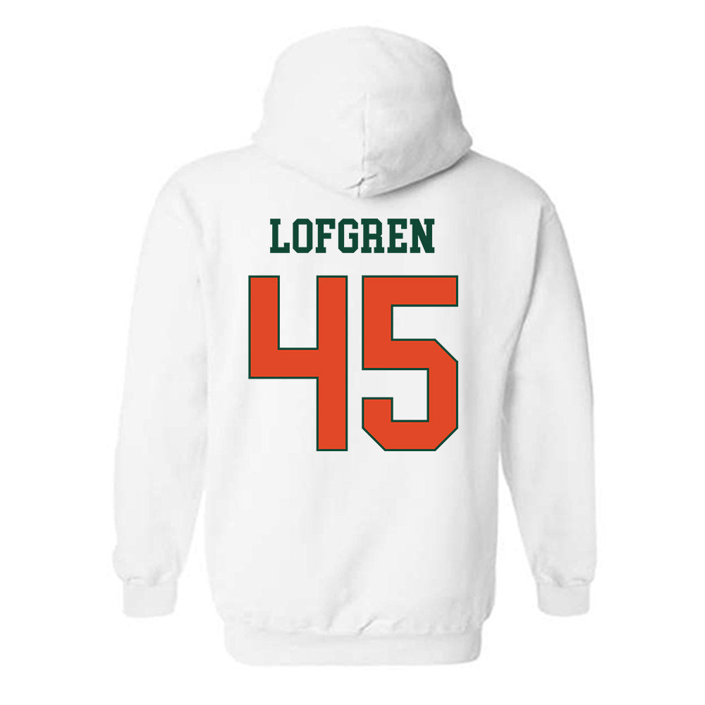 Miami - NCAA Baseball : Brixton Lofgren - Classic Shersey Hooded Sweatshirt-1