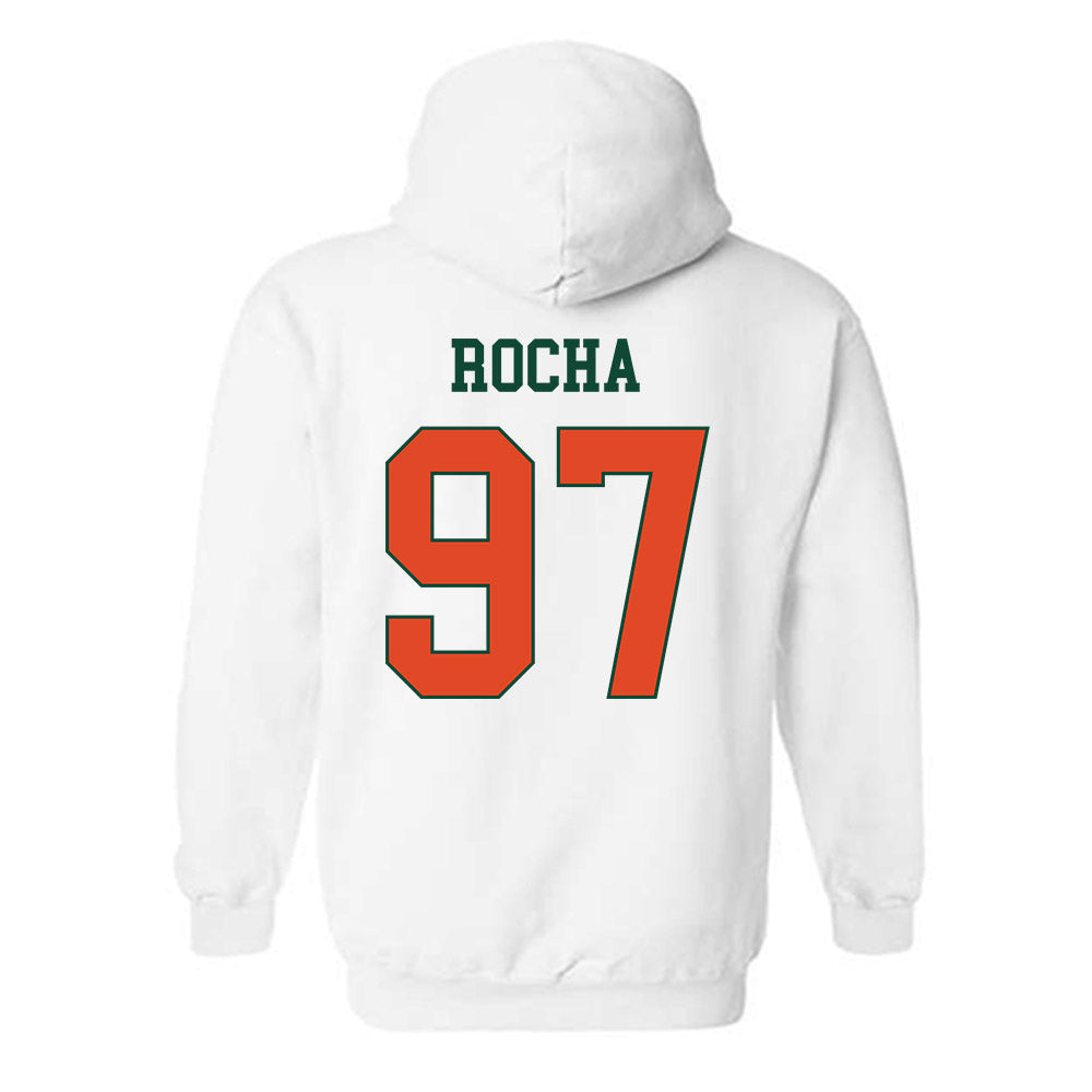 Miami - NCAA Football : Will Rocha - Classic Shersey Hooded Sweatshirt-1