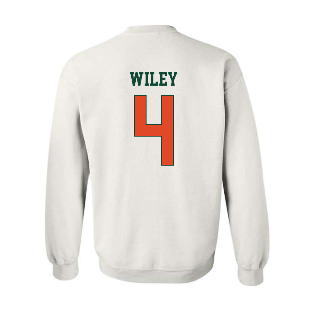 Miami - NCAA Women's Volleyball : Logan Wiley - Classic Shersey Crewneck Sweatshirt-1
