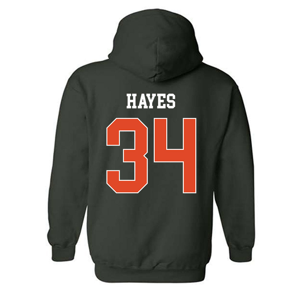 Miami - NCAA Football : Adarius Hayes - Classic Shersey Hooded Sweatshirt-1