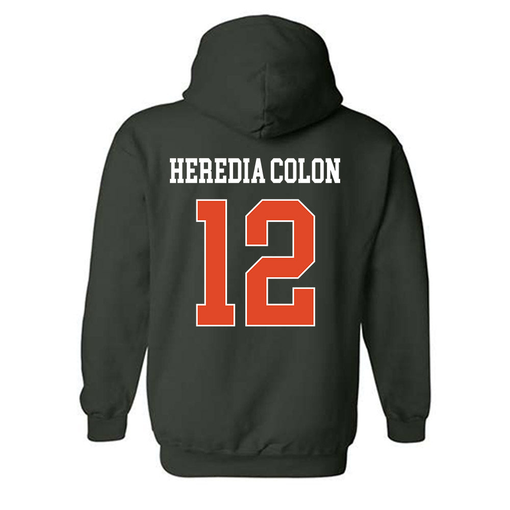 Miami - NCAA Women's Volleyball : Flormarie Heredia Colon - Classic Shersey Hooded Sweatshirt-1