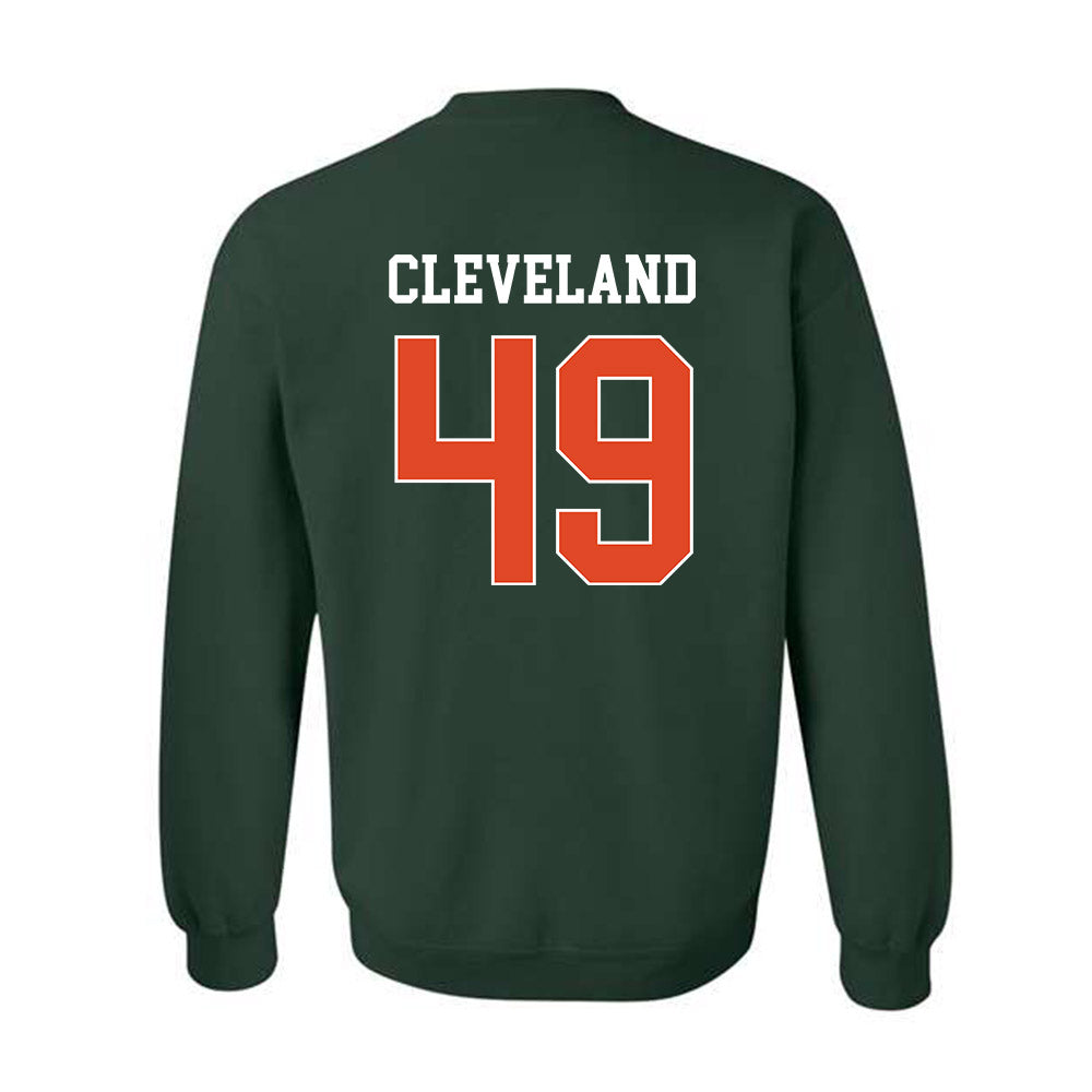 Miami - NCAA Baseball : Jackson Cleveland - Classic Shersey Crewneck Sweatshirt-1