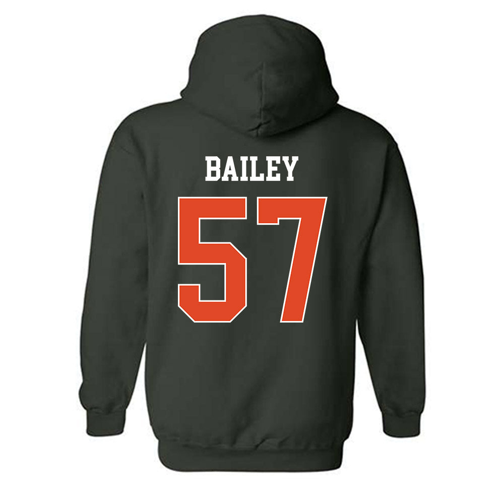 Miami - NCAA Football : Allen Bailey - Classic Shersey Hooded Sweatshirt-1