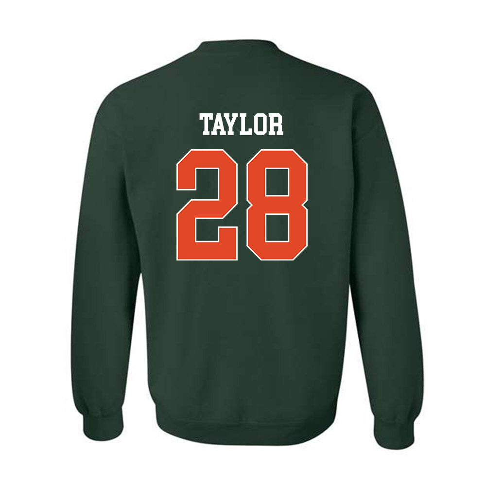 Miami - NCAA Football : Isaiah Taylor - Classic Shersey Crewneck Sweatshirt-1