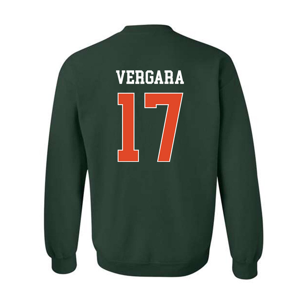 Miami - NCAA Women's Volleyball : Jazmin Vergara - Classic Shersey Crewneck Sweatshirt-1