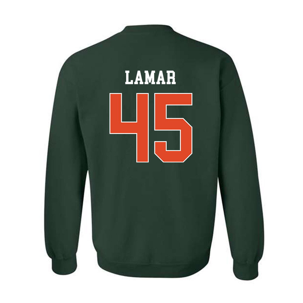 Miami - NCAA Football : Braylon Lamar - Classic Shersey Crewneck Sweatshirt-1