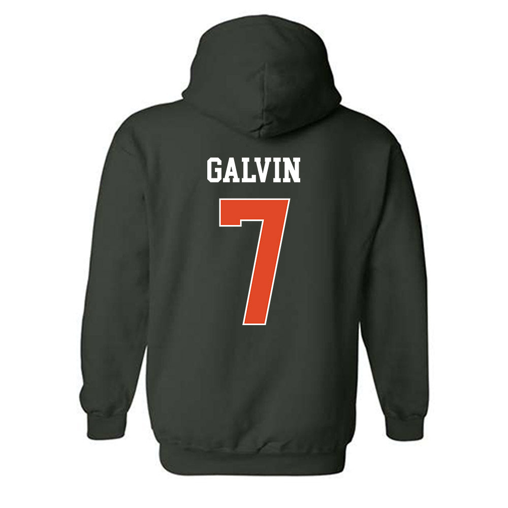 Miami - NCAA Baseball : Max Galvin - Classic Shersey Hooded Sweatshirt-1