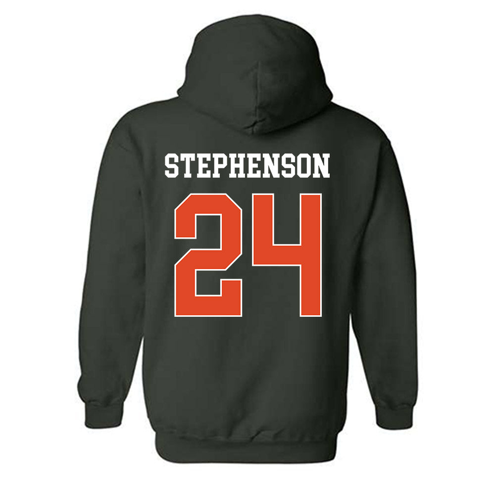 Miami - NCAA Women's Soccer : Alyssa Stephenson - Classic Shersey Hooded Sweatshirt-1