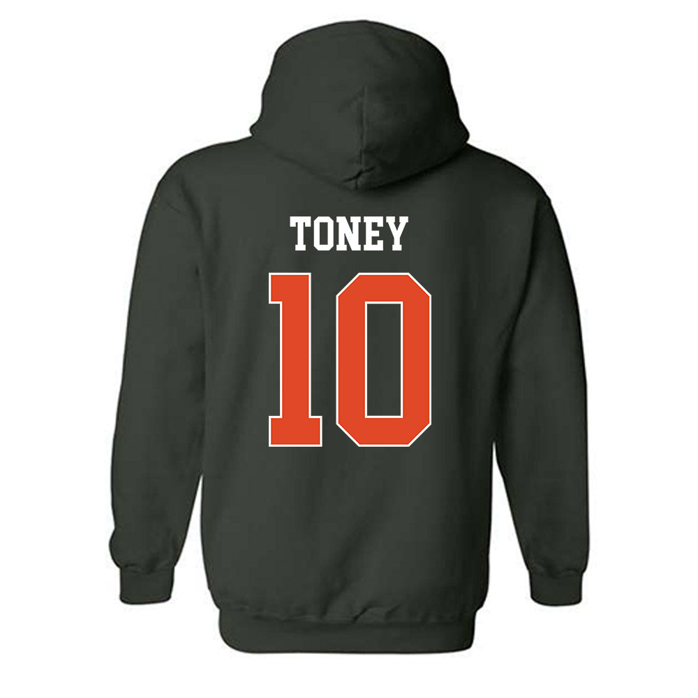 Miami - NCAA Football : Malachi Toney - Classic Shersey Hooded Sweatshirt-1