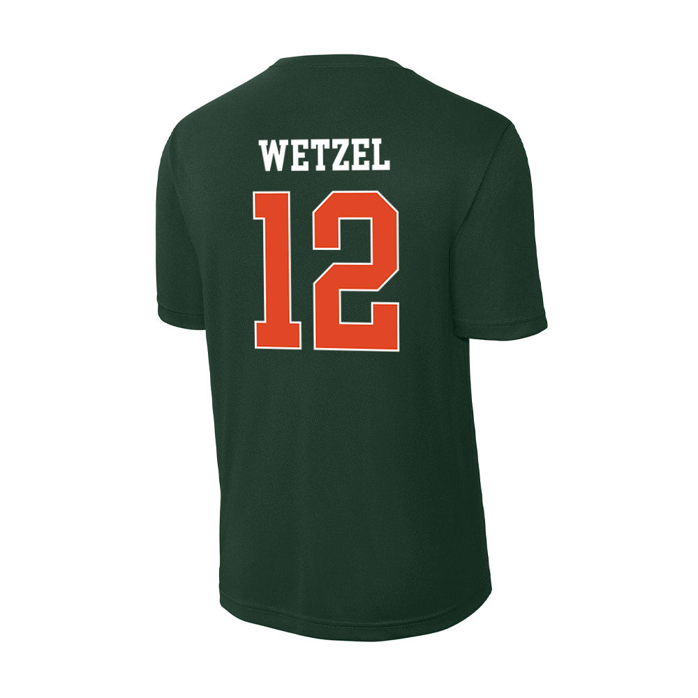 Miami - NCAA Women's Basketball : Natalie Wetzel - Classic Shersey Activewear T-Shirt-1
