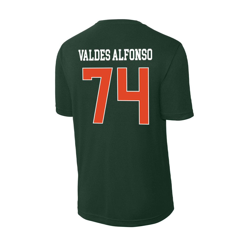 Miami - NCAA Football : Yerovi Valdes Alfonso - Classic Shersey Activewear T-Shirt-1